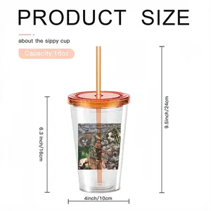 Going Through It Double Layer Plastic Cup