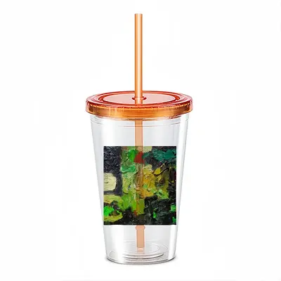 Night-Tide Nap Double Layer Plastic Cup