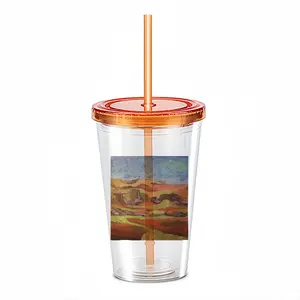 Mountain Range Double Layer Plastic Cup