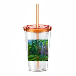 Backyard Fence Double Layer Plastic Cup