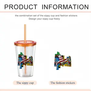 N Y Mark Double Layer Plastic Cup