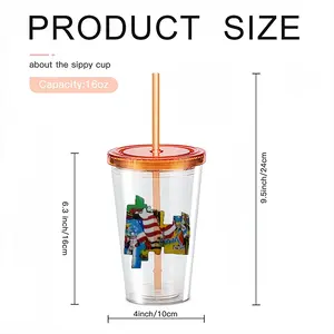 N Y Mark Double Layer Plastic Cup