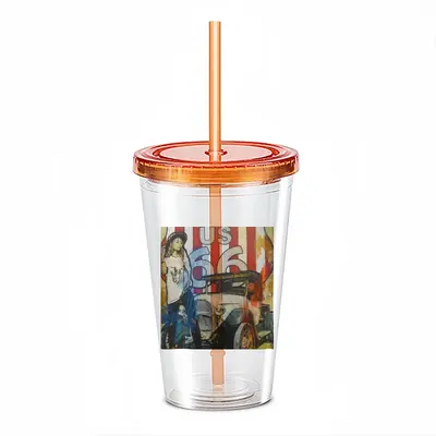 Route 66 Double Layer Plastic Cup