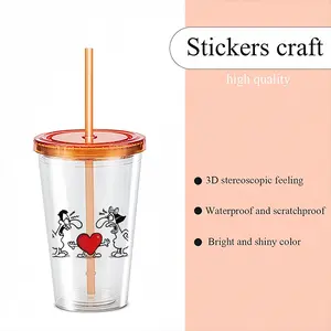 Love Referee Double Layer Plastic Cup