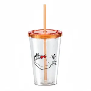 Love Cheating Double Layer Plastic Cup