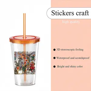 Office Mayhem Double Layer Plastic Cup