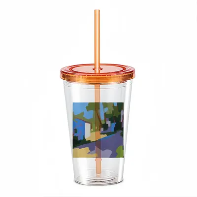 The Old Farmhouse 2 Double Layer Plastic Cup