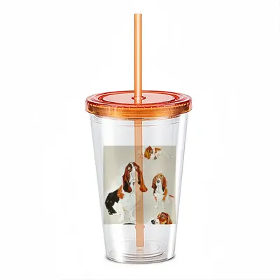 Basset Double Layer Plastic Cup