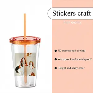 Basset Double Layer Plastic Cup