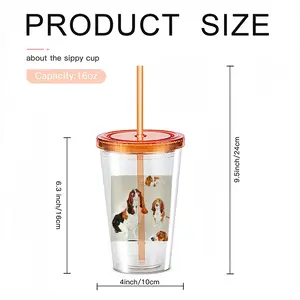 Basset Double Layer Plastic Cup