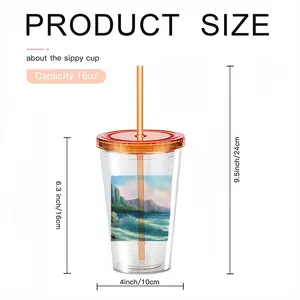 Emerals Sea Double Layer Plastic Cup