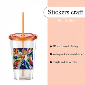 Enjoy Your Day Double Layer Plastic Cup