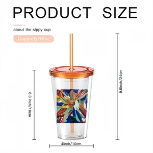 Enjoy Your Day Double Layer Plastic Cup