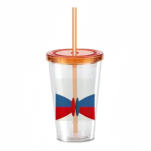 Flag 2 Double Layer Plastic Cup