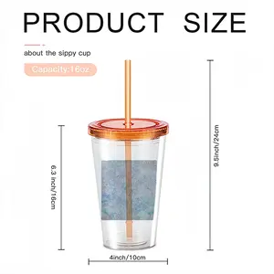 Reptile Skin Double Layer Plastic Cup