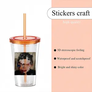 Fashion Child Double Layer Plastic Cup