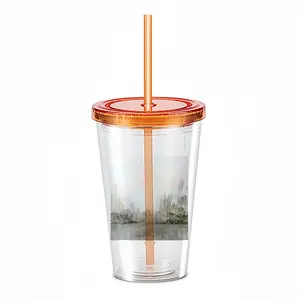 Megacity And Seagull Double Layer Plastic Cup