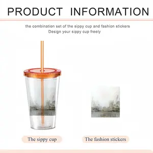 Megacity And Seagull Double Layer Plastic Cup