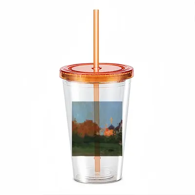 Sunset Double Layer Plastic Cup