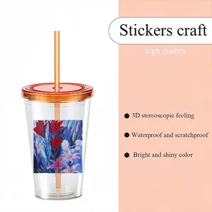 Lilies In The Evening Double Layer Plastic Cup