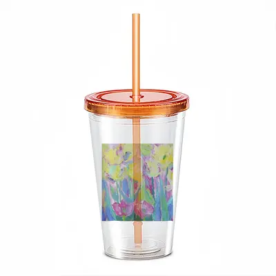 Tulips-2 Double Layer Plastic Cup