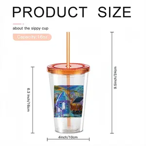 The First Snow Double Layer Plastic Cup