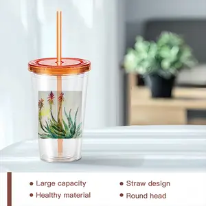 Aloe Double Layer Plastic Cup