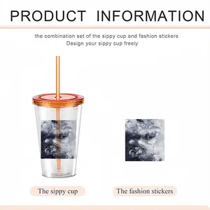 Charcoal Sky Double Layer Plastic Cup