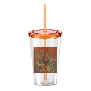 Blast Of Color Double Layer Plastic Cup