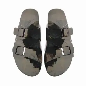 Men Dont Look Back Cork Sandals