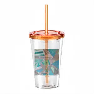 Romantic Streets Double Layer Plastic Cup