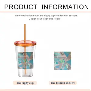 Romantic Streets Double Layer Plastic Cup