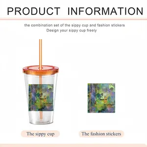 Hummingbird 9 Double Layer Plastic Cup