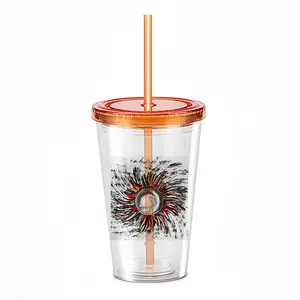 Aztec Sun Double Layer Plastic Cup