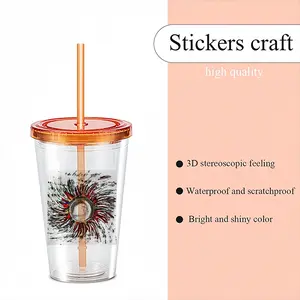 Aztec Sun Double Layer Plastic Cup