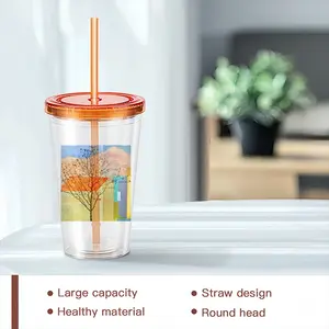 Tree I Double Layer Plastic Cup