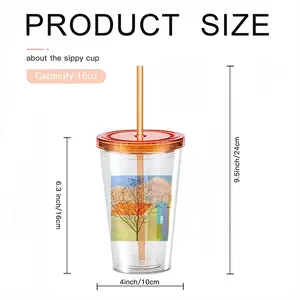 Tree I Double Layer Plastic Cup