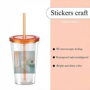 Winter Light Double Layer Plastic Cup