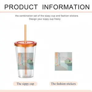 Winter Light Double Layer Plastic Cup