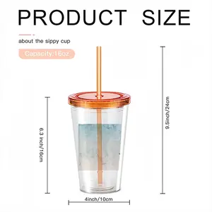 Speechless Double Layer Plastic Cup