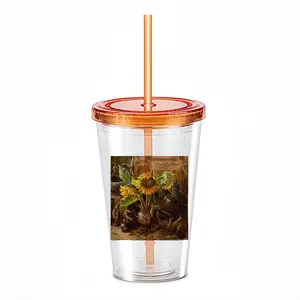 My Sunflowers Double Layer Plastic Cup