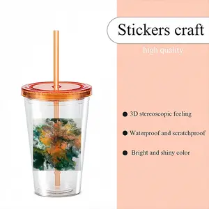 Autumn Flare Double Layer Plastic Cup