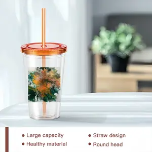 Autumn Flare Double Layer Plastic Cup