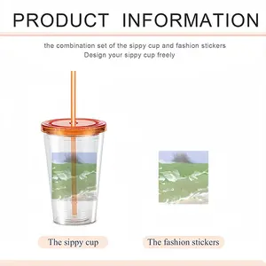 Coming Storm Double Layer Plastic Cup