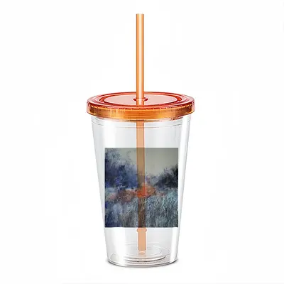 Moody Landscape Double Layer Plastic Cup