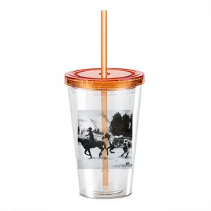 Pony Express Double Layer Plastic Cup