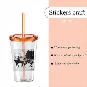 Pony Express Double Layer Plastic Cup