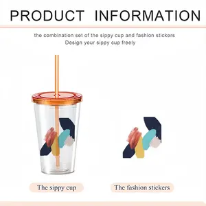 Square Double Layer Plastic Cup