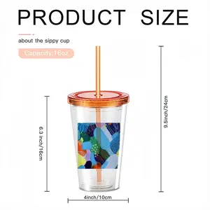 Flashy Emotions Double Layer Plastic Cup