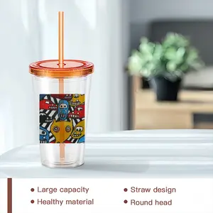 Driving You Mad Double Layer Plastic Cup